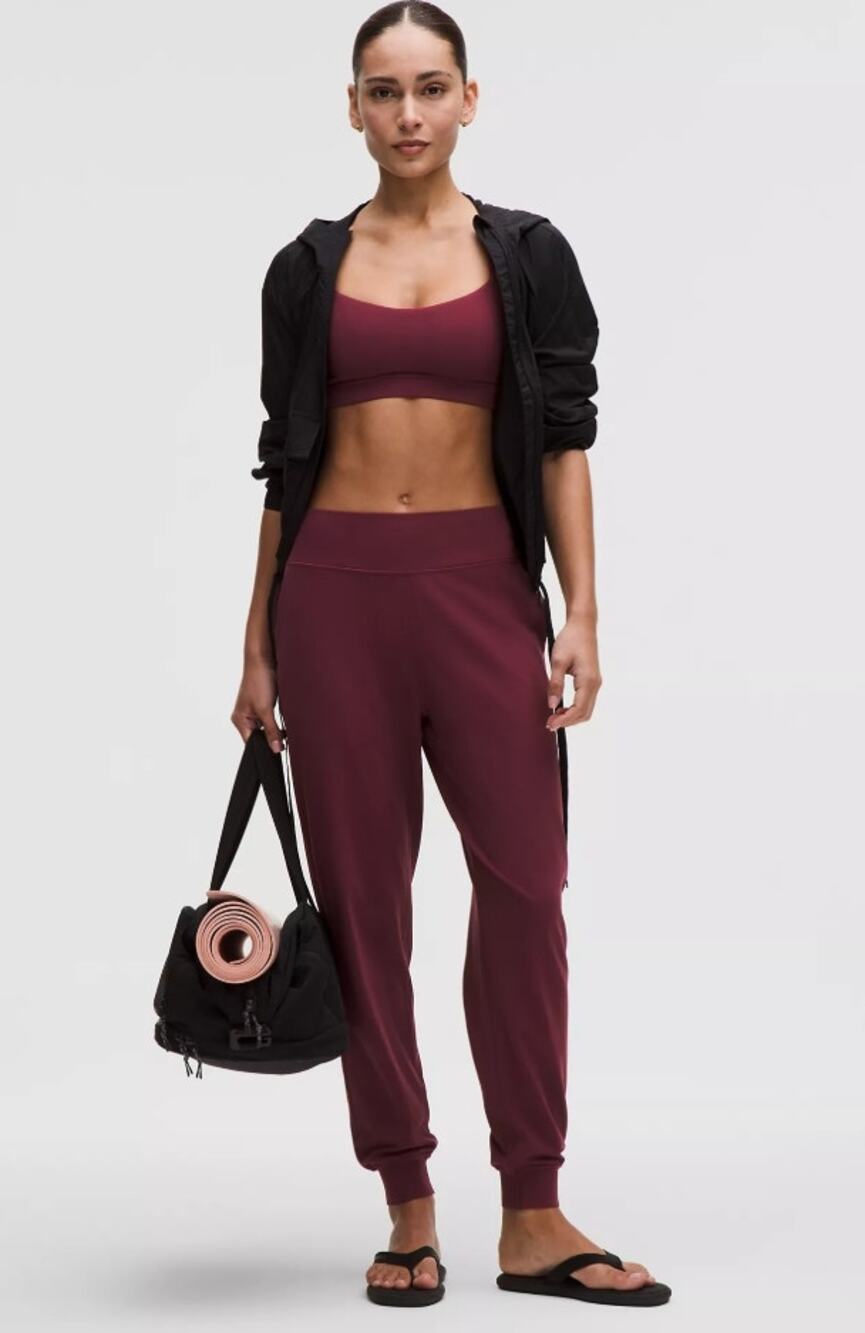 Lululemon Align High Rise Jogger in Burgundy Bay 8